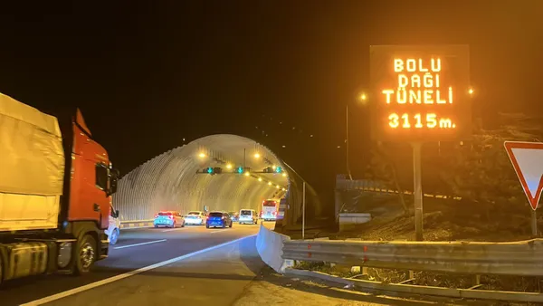 Bolu Dağı Tüneli’nde güçlendirme çalışması! İstanbul istikameti temmuzda trafiğe kapatılacak