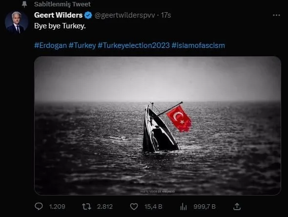 Hollanda’nın yeni başbakanı Türk ve İslam düşmanı Geert Wilders oldu! PKK’lının kızı Dilan Yeşilgöz ise 3. sırada yer aldı