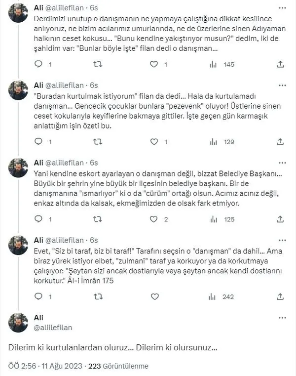 Partiden kovulan Ali Sinan Acıoğlu bombayı patlattı! Deprem zamanı eskort arayan CHP'li belediye başkanı kim? - 5