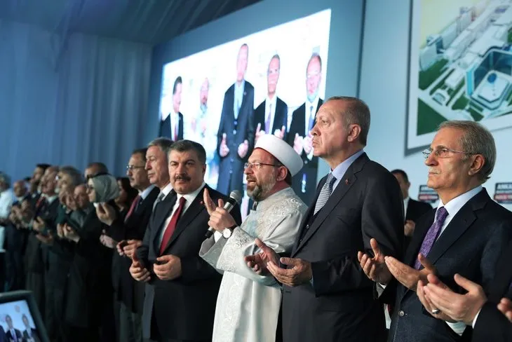 Başkan Erdoğan Bilkent Şehir Hastanesini açtı! Açılıştan dikkat çeken kareler...