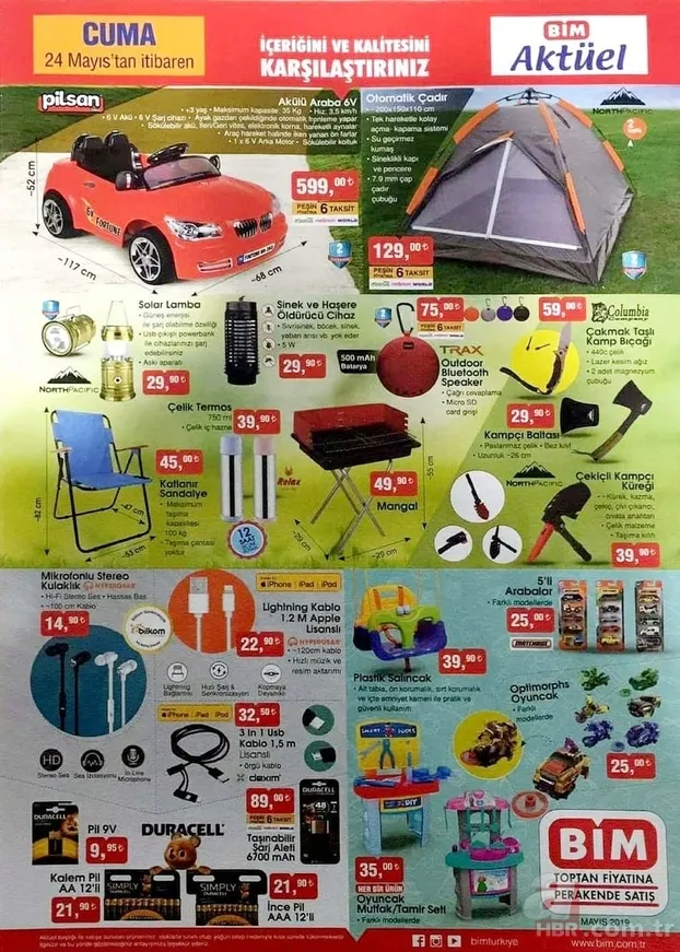 BİM aktüel ürünler kataloğu 24 Mayıs yayında! BİM 21 Mayıs indirimli ürünler neler? 5