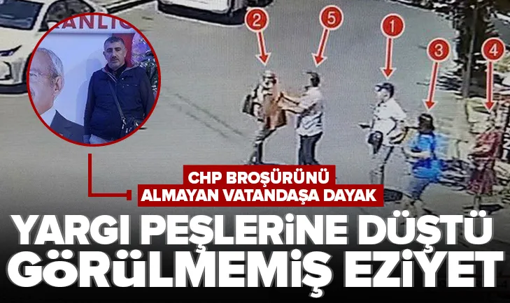 CHP’den görülmemiş eziyet! Broşürü almayan vatandaşa dayak
