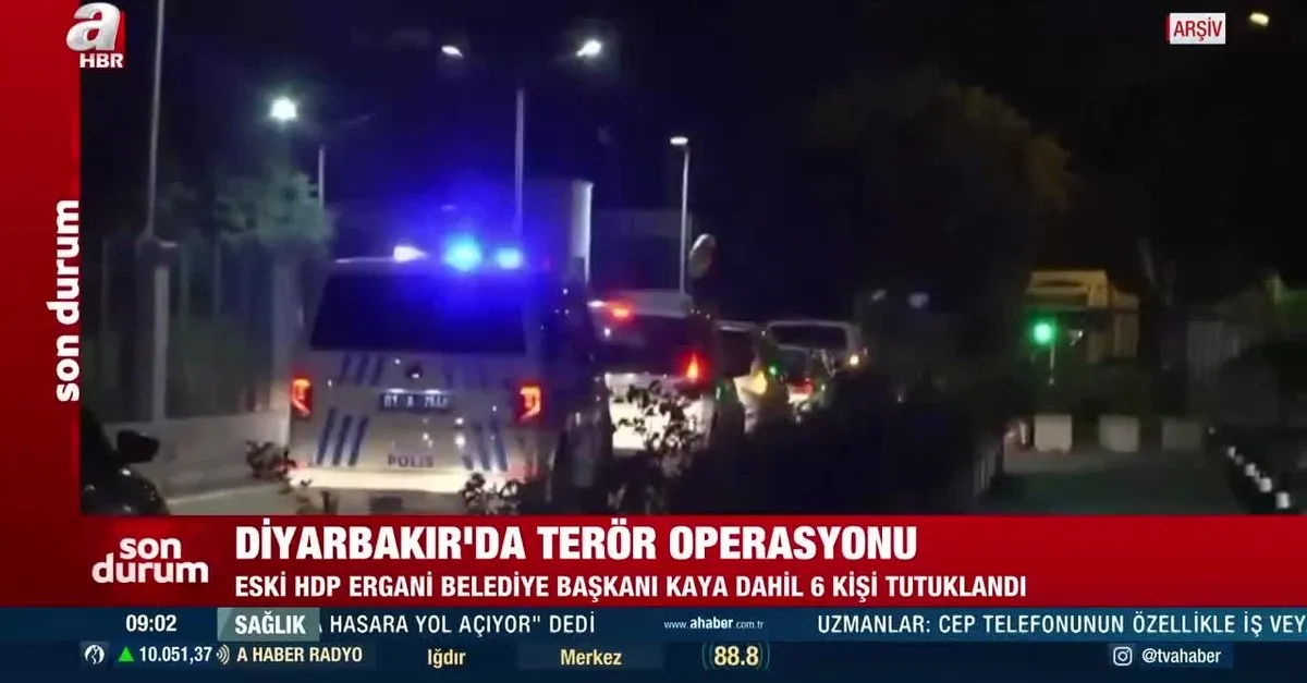 Diyarbakır’da terör operasyonu