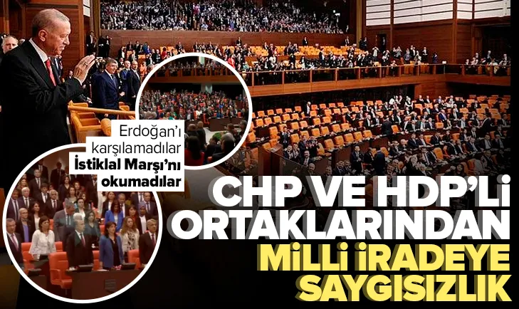 Milli iradeye ve İstiklal Marşına saygısızlık