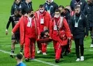 Beşiktaşlı futbolcu hastaneye kaldırıldı