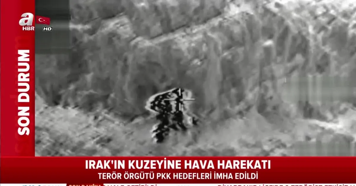 Kuzey Irak'ta terör hedefleri vuruldu