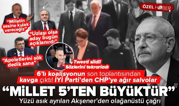 İYİ Parti’den CHP’ye: Millet 5’ten büyüktür