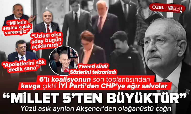 İYİ Parti’den CHP’ye: Millet 5’ten büyüktür