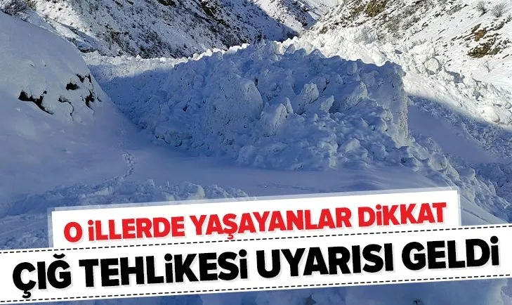 Meteoroloji'den son dakika hava durumu açıklaması! Çığ tehlikesi uyarısı | 22 Ocak 2021 hava durumu