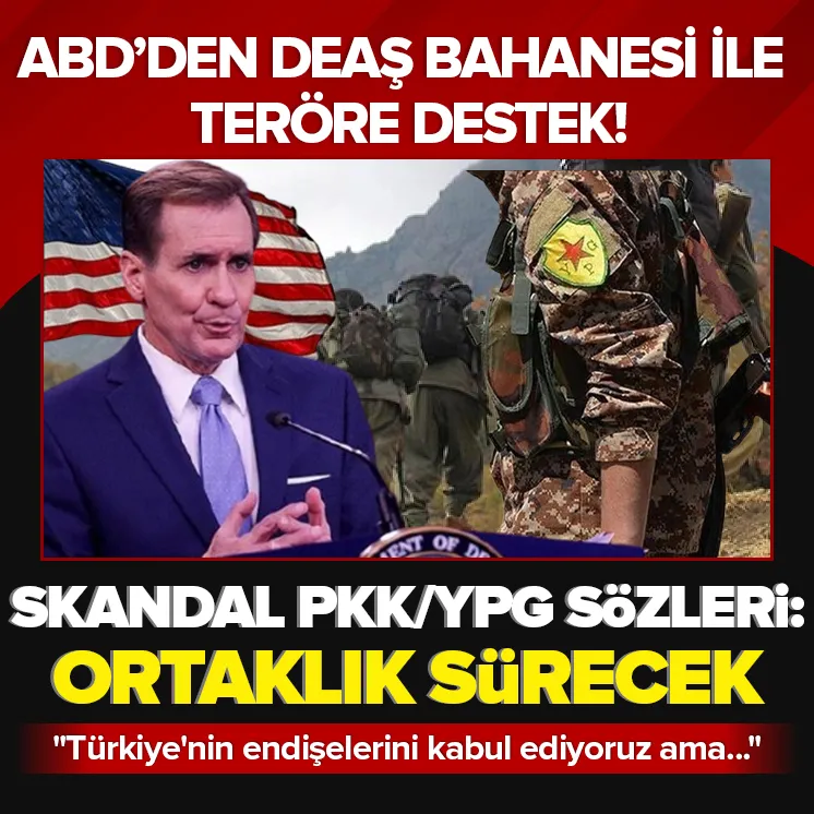 ABDden PKK/YPGye destek!