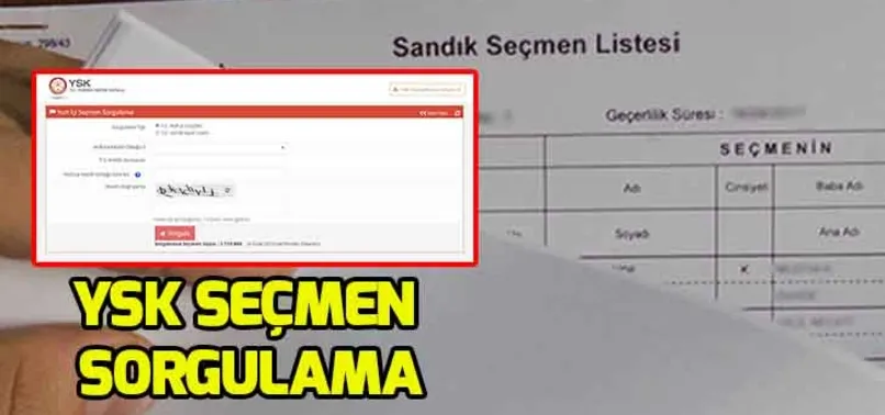 Ysk Secmen Sorgulama 2019 Nerede Oy Kullancagim