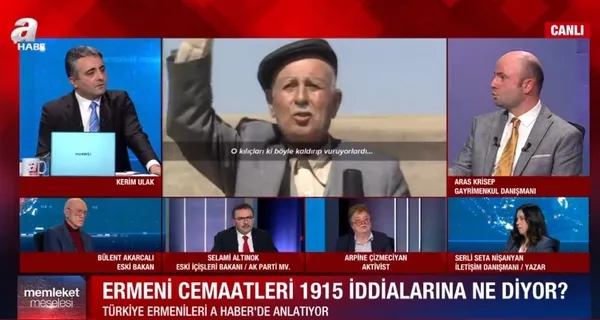 Türkiye Ermenileri A Haber’de soykırım yalanlarına tepki gösterdi! Başkan Erdoğan dış güçlere izin vermez