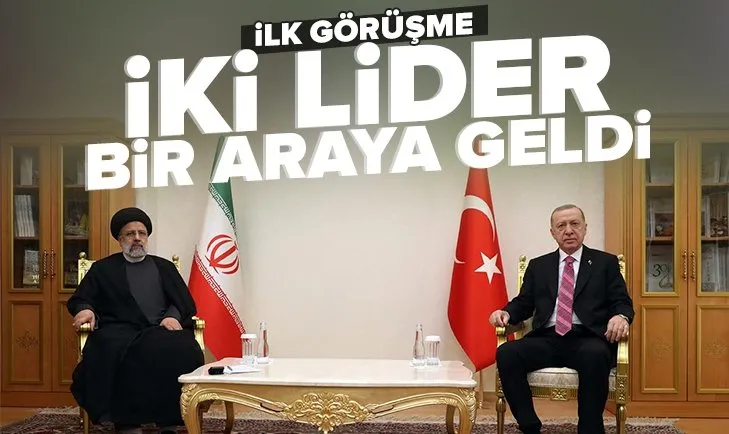Son dakika: Başkan Erdoğan İran Cumhurbaşkanı Reisi ile bir araya geldi