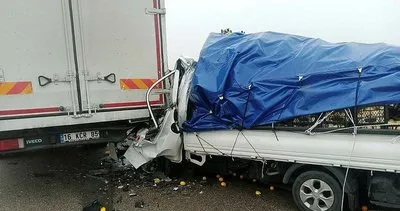 Bursa - İzmir yolunda zincirleme kaza! 20'den fazla araç birbirine girdi