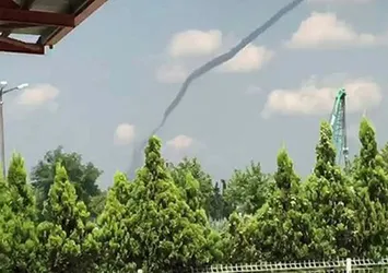 İstanbul'da hortum paniği!