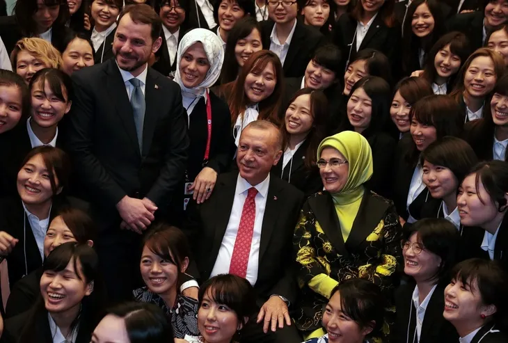 Başkan Erdoğan Japonya'da çay seremonisine katıldı