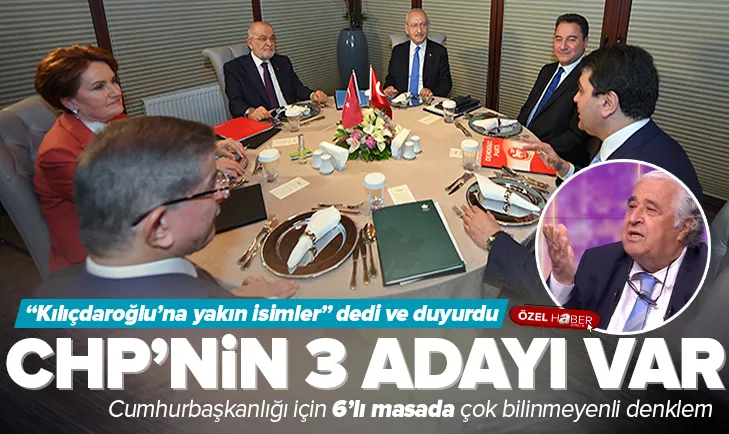 İşte CHP’nin 3 Cumhurbaşkanı adayı