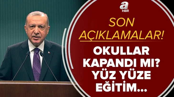 Son dakika: Okullar kapandı mı? İlkokul, ortaokul, liselerde yüz yüze eğitim bitti mi? 14 Nisan okullar tatil mi?