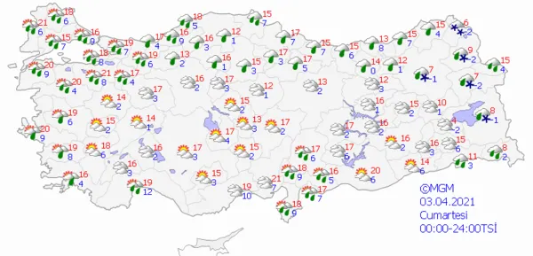 Bahar ne zaman gelecek? Havalar ne zaman ısınacak? İstanbul Ankara ve İzmir'e ait 3 günlük hava durumu tahmini... - 9