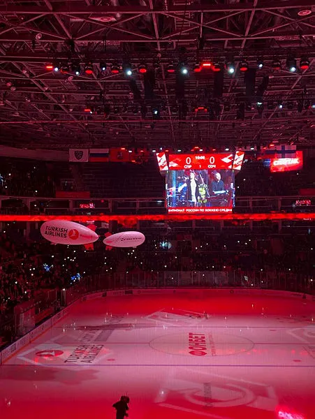 THY, Spartak Moskova - Soçi karşılaşmasında buz pistine logosunu kazıttırdı