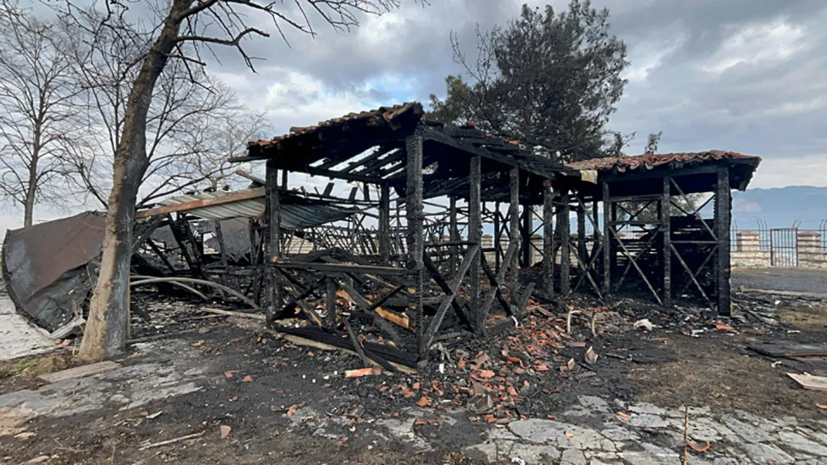 Tarihe Kestel Kalesi'nde yangın! Tarihin izleri yerini "kara ise" bıraktı