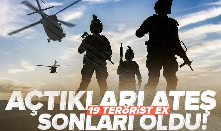 Suriye’nin kuzeyinde 19 terörist etkisiz hale getirildi!