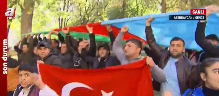 Son dakika: Şuşa zaferinin ardından Azerbaycan’da çifte bayram! Vatandaşlar sevinçlerini A Haber’le paylaştı
