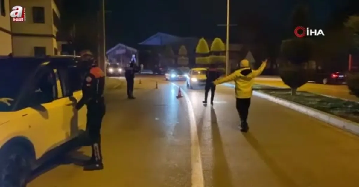 Bolu'da trafik denetimleri