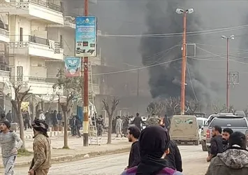 Afrin'de bombalı saldırı