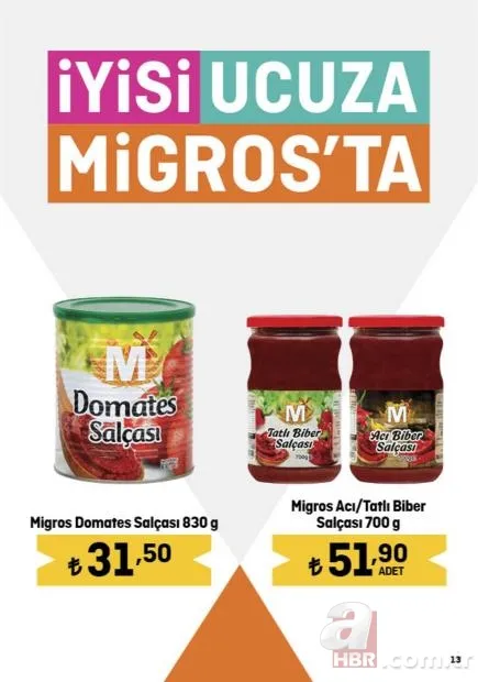 MİGROS 20 Aralık indirim kataloğu yayınladı! Migros’ta bütün piliç 58,90 TL, 5L sıvı yağ 164,90 TL, 2,5 kg pilavlık pirinç 82,90 TL… 7