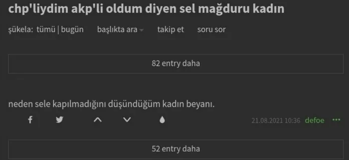"Artık AK Partiliyim" diyen afetzede Nurten Özçelik'e Ekşi Sözlük'te nefret kustular: Keşke sele kapılsaydın - 2
