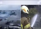 İzmir Çiğli OSBde yangın! A Haber olay yerinde