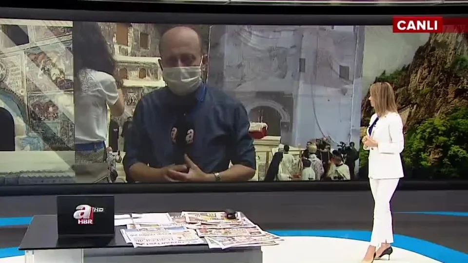 Sümela Manstırı’nda 5 yıl sonra ilk ayin