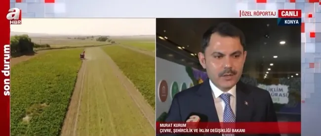 İklim değişikliğinde yol haritası ne olacak? Bakan Kurum’dan A Haber’e özel açıklamalar