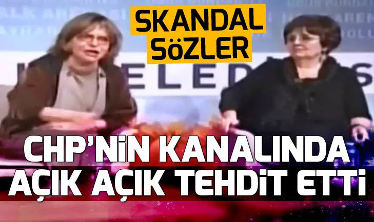 Halk TVde skandal yayın! Canlı yayında vatandaşları tehdit etti