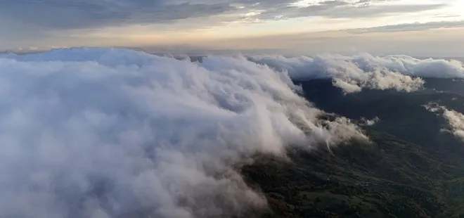Dürtmen Dağı'nda "sis denizi"