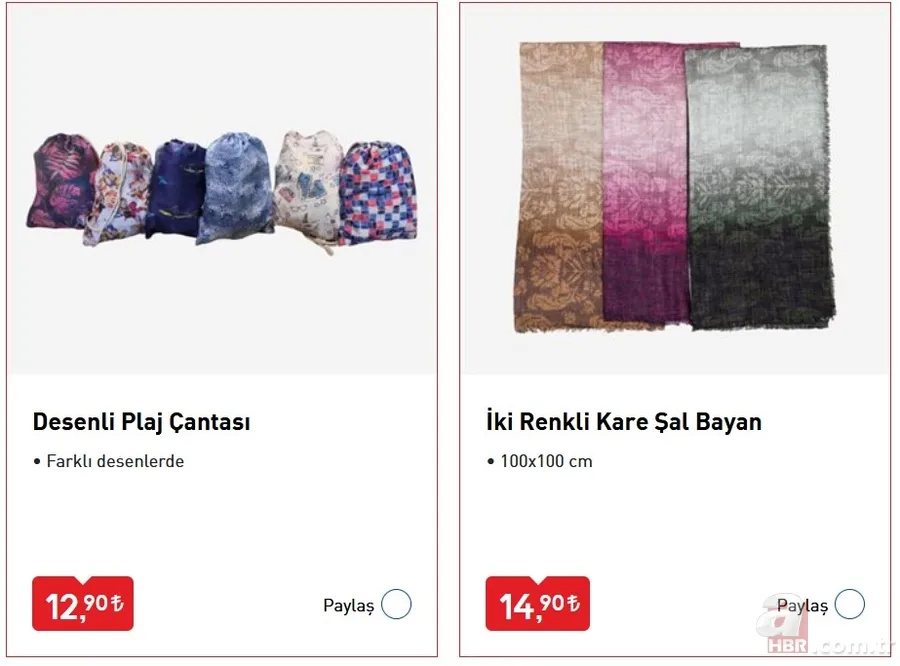 BİM'den plaj ürünleri sürprizi! 12 Haziran 2020 BİM aktüel ürünler kataloğunda neler var? 24