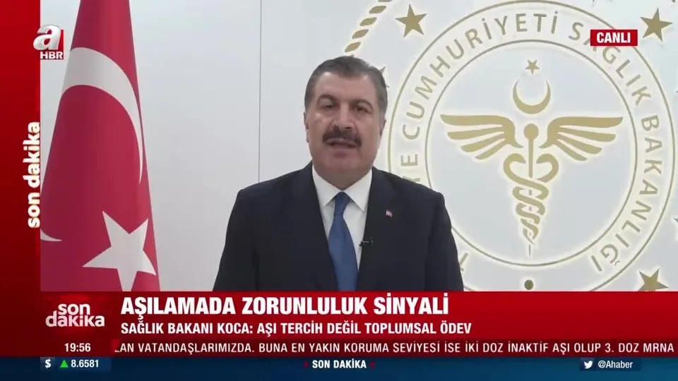 sondakika asi zorunlu mu olacak okullar ne zaman acilacak saglik bakani fahrettin koca canli yayinda acikladi video ahaber son dakika video izle