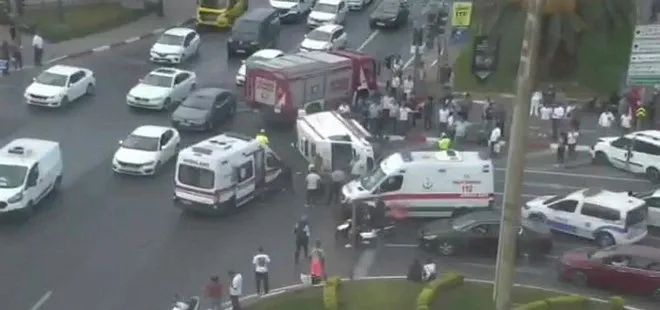 Son dakika | Vatan Caddesi’nde ambulans devrildi!