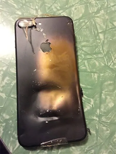 iPhone 7 de patladı!