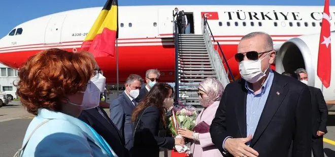 Son dakika: Başkan Erdoğan Brüksel’de