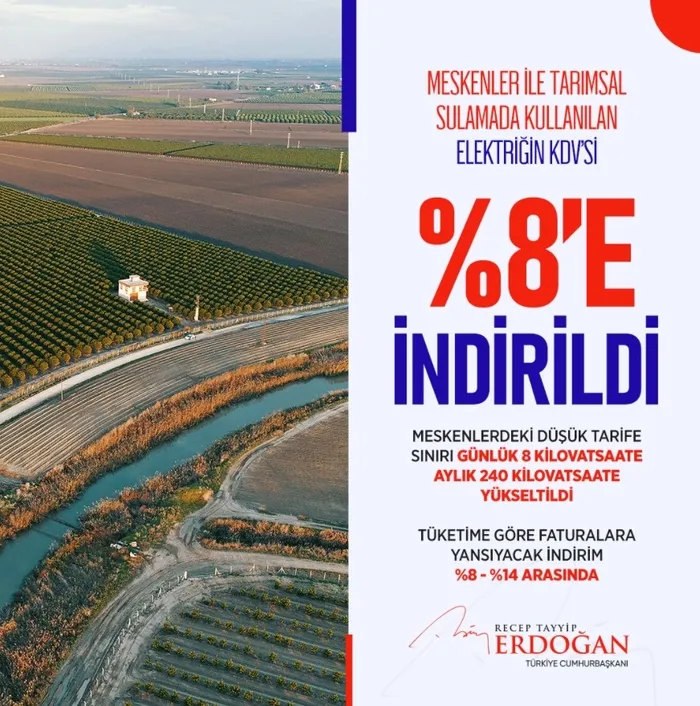Elektrik faturalarında KDV indirimi müjdesi! Başkan Erdoğan duyurdu - 4