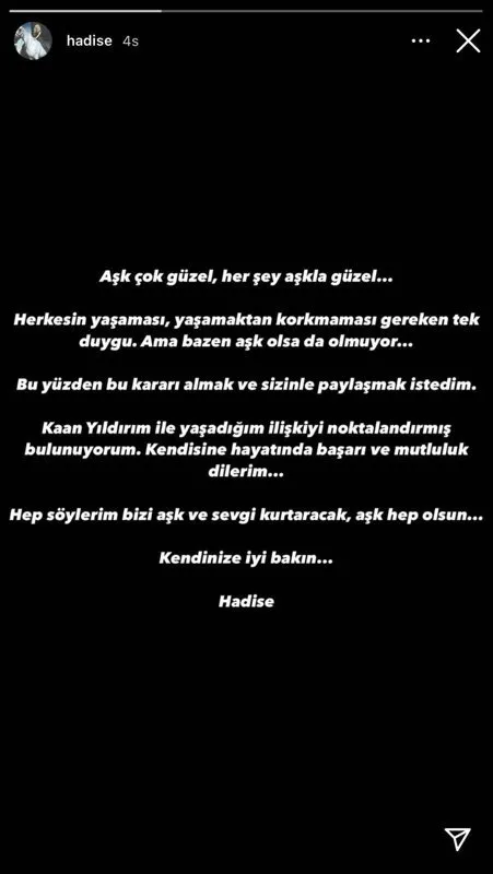 Hadise ve Kaan Yıldırım ayrılığı kısa sürdü! Elinde çiçeklerle kapısına dayandı