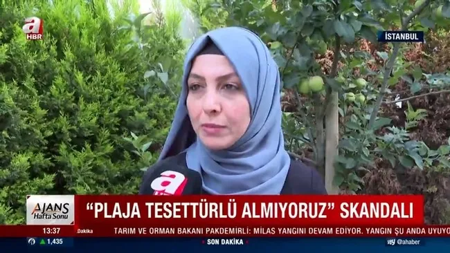 Plaja tesettürlü almıyoruz skandalı! Zuhal Fidan: Kendimi kötü ve suçlu gibi hissettim