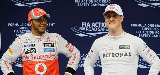 Lewis Hamilton Michael Schumacher’i geride bıraktı