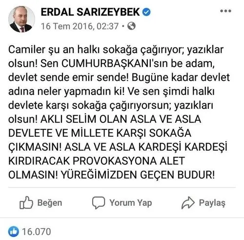 Meral Akşener 15 Temmuz'un şanlı direnişini hazmedemeyen Erdal Sarızeybek'i partisine aldı - 1