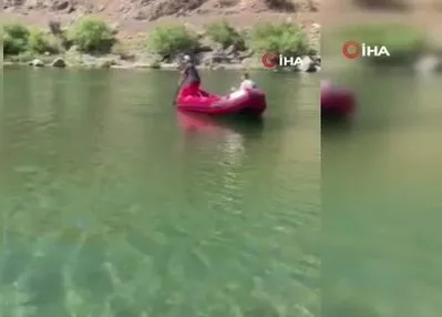Nehre giren öğretmen boğuldu