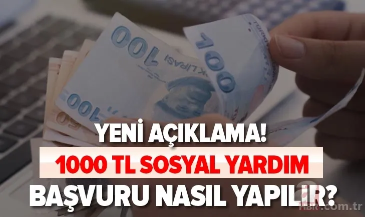 Pandemi yardımı son dakika açıklaması! 1000 TL sosyal destek başvuru sonuçları sorgulama nasıl yapılır? 1