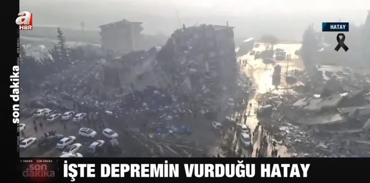 A Haber drone kamerasından DEPREM bölgesi! Facianın boyutunu gözler önüne seren dehşet verici görüntüler