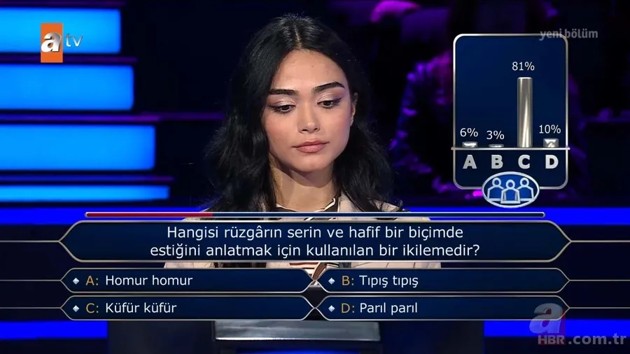 Ayşe Teyze'nin kaybolan Maviş'i Milyoner'de! Müge Anlı hayranları soruyu bildi bile 15